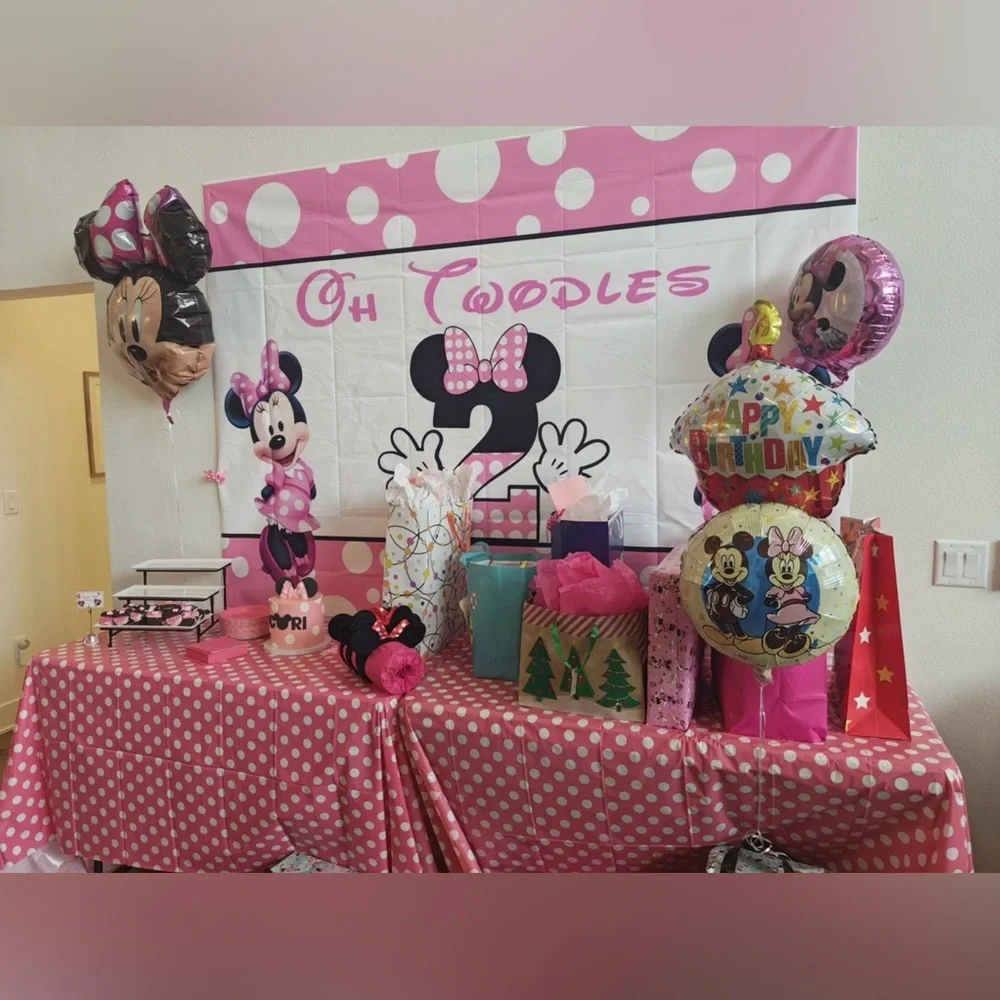 Oh TWOdles Pink Party Decor Set